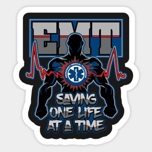 EMT Saving One Live at a Time Sticker